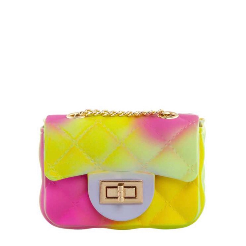 Tye dye mini multicolor jelly bag
